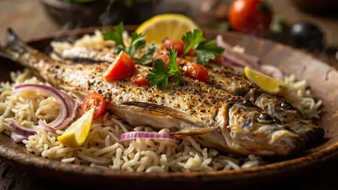 Masgouf (Pescado carpio a la parrilla iraquí)