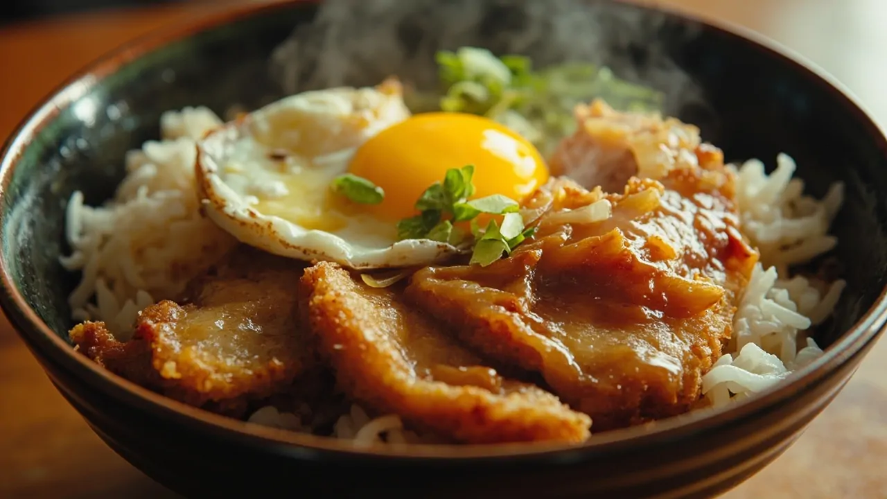 Katsudon (Pork Cutlet Rice Bowl)
