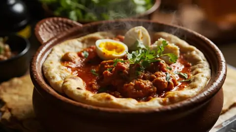 Doro Wat (Estofado etíope de pollo picante)