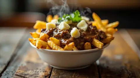 Poutine Clásica Canadiense