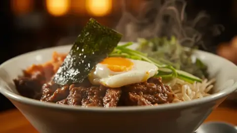 Gyudon Japonés