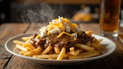 Poutine Clásica Canadiense