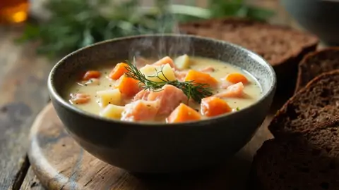 Lohikeitto - Sopa Finlandesa de Salmón