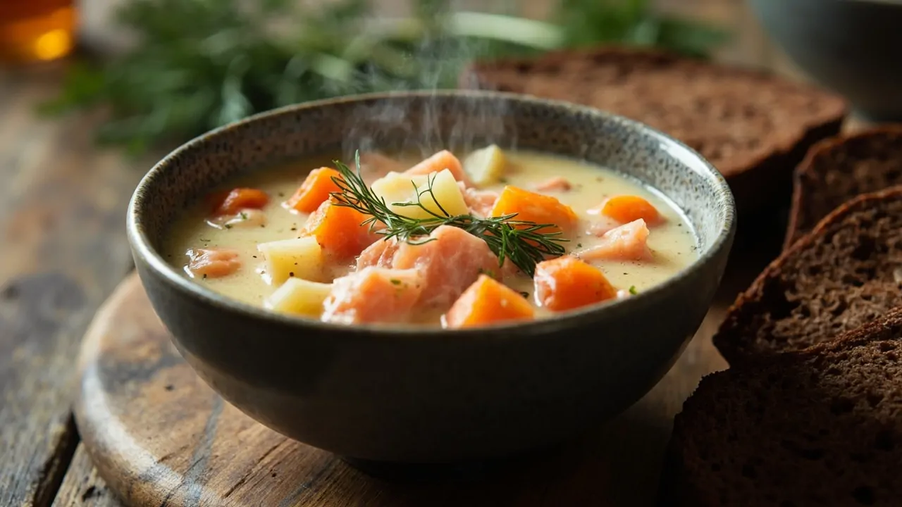Lohikeitto - Sopa Finlandesa de Salmón
