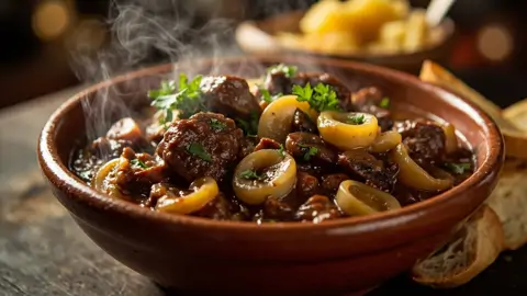 Boeuf Bourguignon a la Borgoñesa