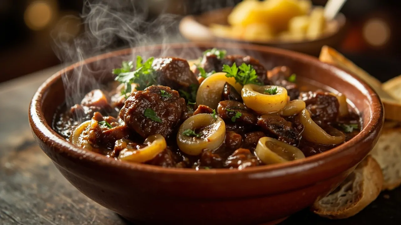 Boeuf Bourguignon a la Borgoñesa