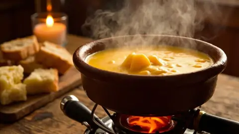Fondue de Queso Suizo Tradicional