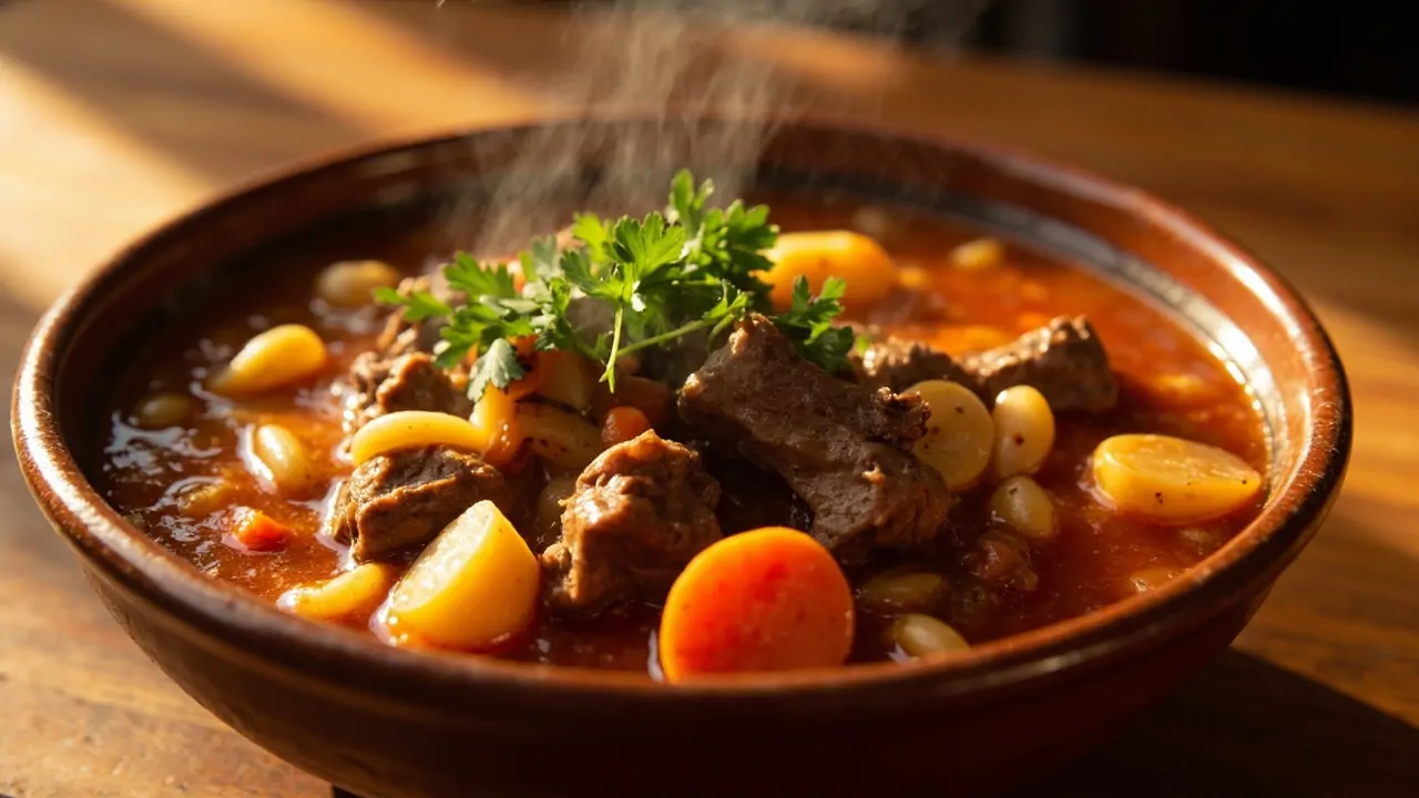 Goulash húngaro tradicional (Gulyás)
