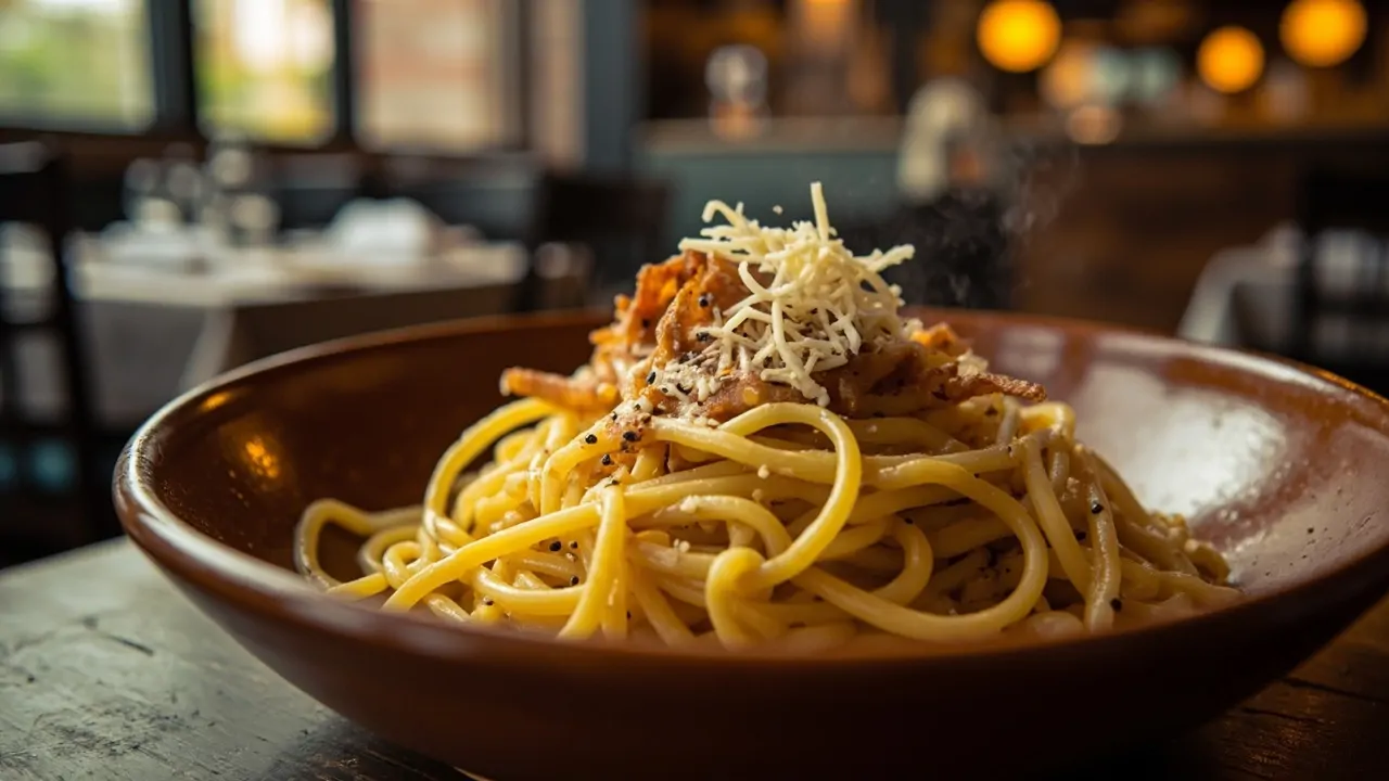Espaguetis a la Carbonara