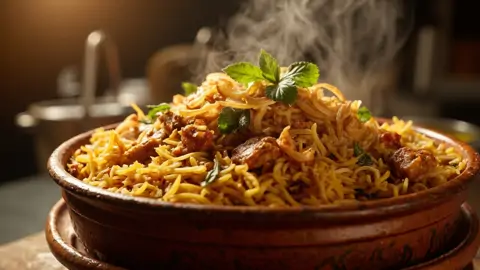 Pollo Biryani Pakistaní Casero