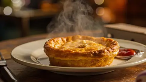 Tourtière canadiense de carne y patata