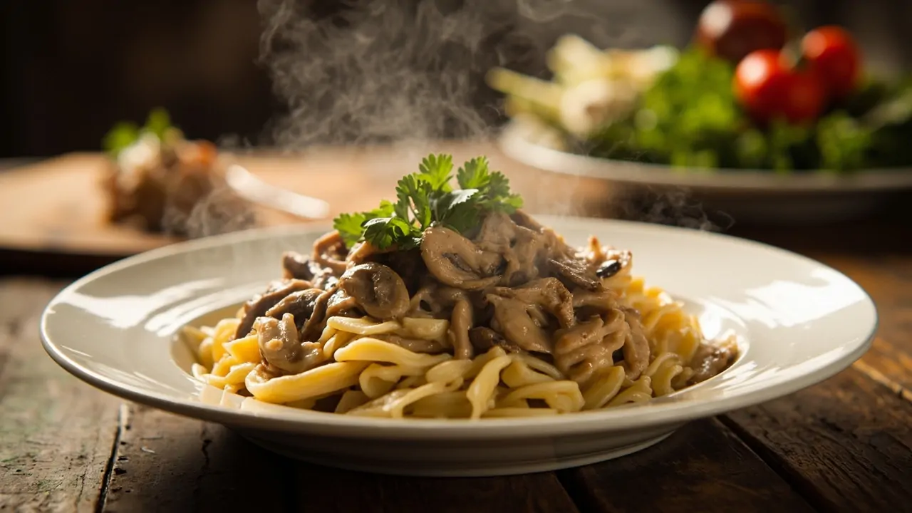 Beef Stroganoff (Bœuf Stroganoff)
