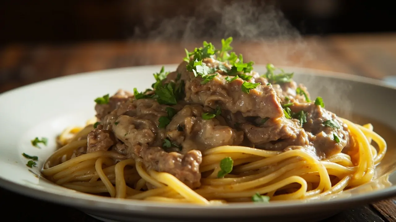 Beef Stroganoff (Бефстроганов)