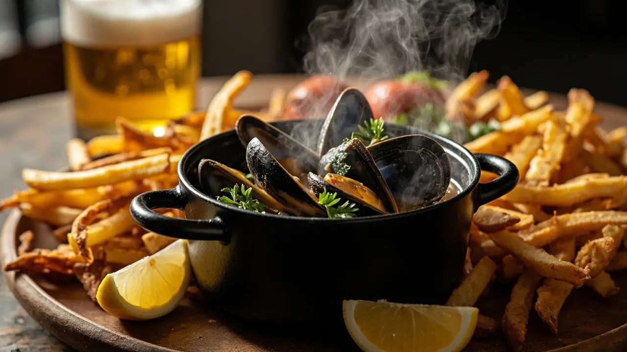Moules-Frites (Mejillones con Papas Fritas)