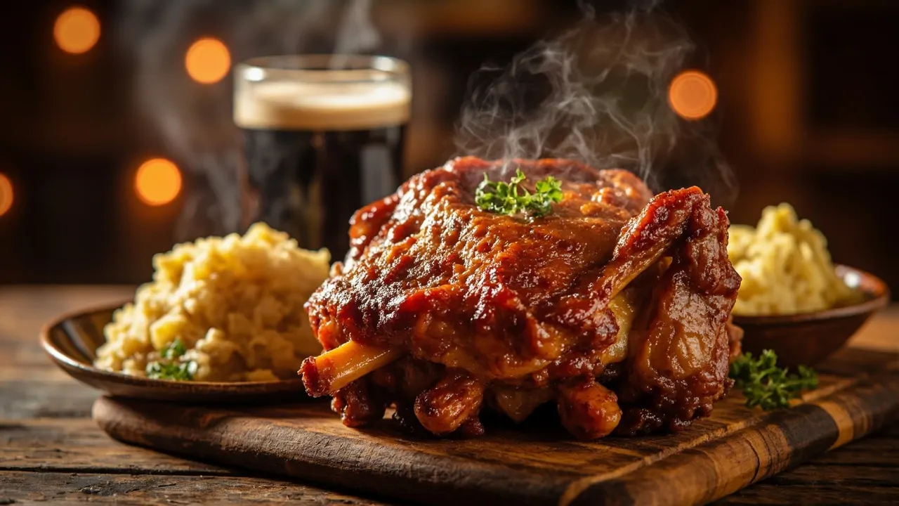 Schweinshaxe (Codillo de Cerdo Asado Bávaro)