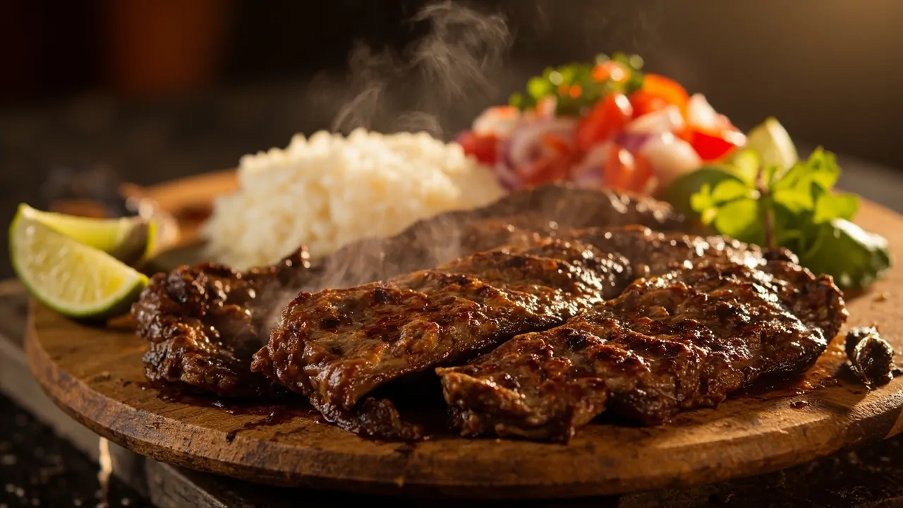 Nyama Choma con Kachumbari y Ugali