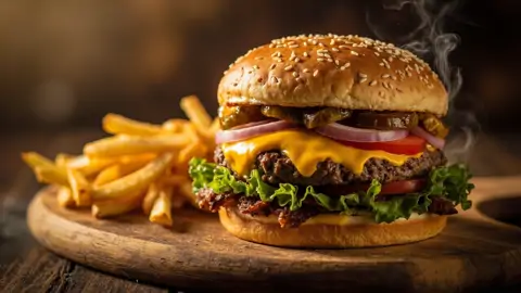 Cheeseburger Clásico Americano