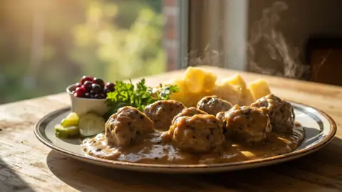 Köttbullar - Albóndigas Suecas Tradicionales